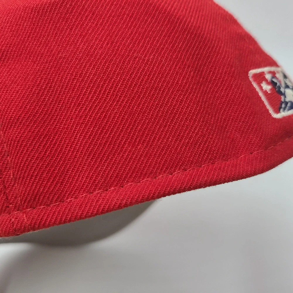 New Era brim slightly